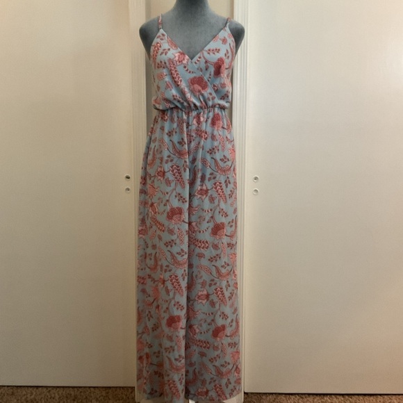 💙 BOOHOO PAISLEY PRINT WRAP STRAPPY JUMPSUIT - Picture 4 of 8